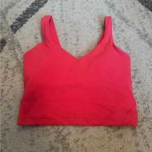 lululemon athletica Red Tank Top